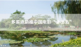 多渠道助推中国电影“走出去”