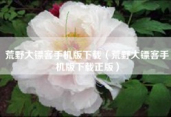 荒野大镖客手机版下载（荒野大镖客手机版下载正版）