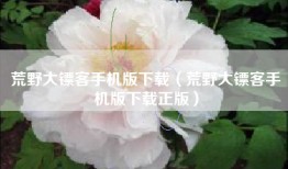 荒野大镖客手机版下载（荒野大镖客手机版下载正版）