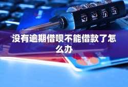 没有逾期借呗不能借款了怎么办